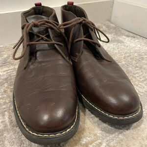 Timberland Earth Keepers Anti-Fatigue Brown Leather LaceUp Chukka Boots, Sz 9.5W